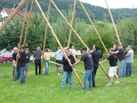 Maienstellen bei Melanie und Stefan 2010