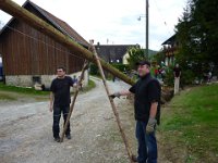 Maienstellen bei Nicole und Matze 2010