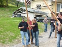 Maienstellen bei Nicole und Matze 2010