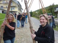 Maienstellen bei Nicole und Matze 2010