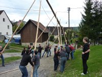 Maienstellen bei Nicole und Matze 2010