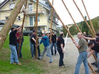 Maienstellen bei Nicole und Matze 2010