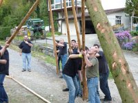 Maienstellen bei Nicole und Matze 2010