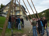 Maienstellen bei Nicole und Matze 2010