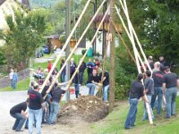 Maienstellen bei Nicole und Matze 2010