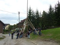 Maienstellen bei Nicole und Matze 2010