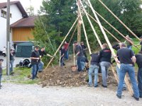 Maienstellen bei Nicole und Matze 2010