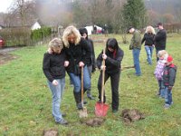 Bäumle setzen bei Carina und Thomas 2011