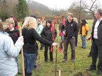 Bäumle setzen bei Carina und Thomas 2011