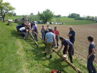 Maienstellen bei Bine und Manni 2011