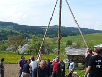 Maienstellen bei Bine und Manni 2011