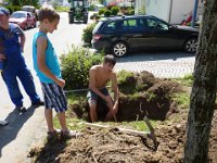 Maienstellen bei Melanie und Marco 2012