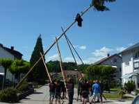 Maienstellen bei Melanie und Marco 2012