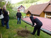 Bäumle setzen bei Silke und Heiko 2014