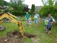 Maienstellen bei Carina und Thomas 2014