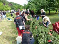 Maienstellen bei Carina und Thomas 2014