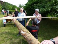 Maienstellen bei Carina und Thomas 2014