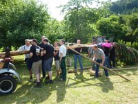 Maienstellen bei Carina und Thomas 2014