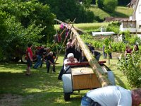 Maienstellen bei Carina und Thomas 2014