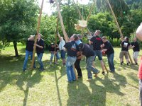 Maienstellen bei Carina und Thomas 2014