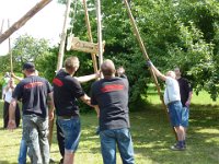 Maienstellen bei Carina und Thomas 2014