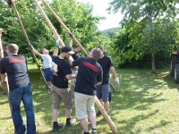 Maienstellen bei Carina und Thomas 2014