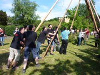 Maienstellen bei Carina und Thomas 2014