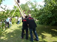 Maienstellen bei Carina und Thomas 2014