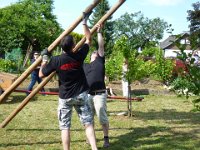 Maienstellen bei Carina und Thomas 2014