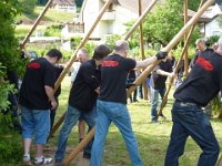 Maienstellen bei Carina und Thomas 2014