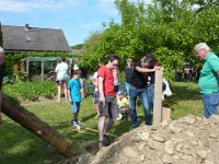 Maienstellen bei Carina und Thomas 2014