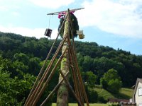 Maienstellen bei Carina und Thomas 2014