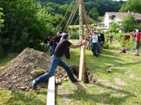 Maienstellen bei Carina und Thomas 2014