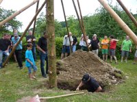 Maienstellen bei Carina und Thomas 2014