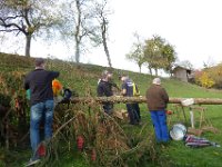 Maienstellen bei Berni und Lorenz 2015