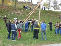 Maienstellen bei Berni und Lorenz 2015