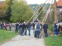 Maienstellen bei Berni und Lorenz 2015