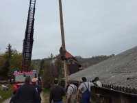 Maienstellen bei Berni und Lorenz 2015