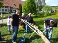 Maienstellen bei Martina und Martin