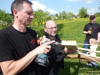 Maienstellen bei Martina und Martin